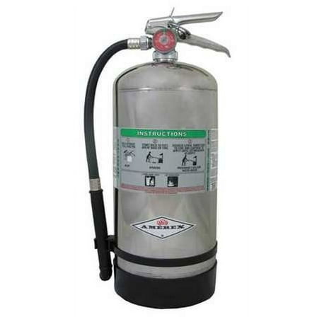 Amerex Wall Mount K- Wet Chemical Fire Extinguishers, Silver, 23.0 lbs