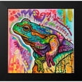 thumbnail image 2 of Dean Russo Collection 12x12 Black Modern Framed Museum Art Print Titled - Psychedelic Frog, 2 of 5