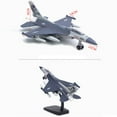 thumbnail image 4 of CUITING 1/100 Fighter Aircraft F16 Jet Aircraft Alloy Model with Display Stand Model Planes Gift Pullback device Fighter model toy with Fun Lights and Sounds, 4 of 9