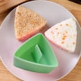 thumbnail image 5 of Onigiri Mold Triangle, 2 Pack Large Rice Ball Mold Sushi Makers, Japanese Rice Cooker Kit for Lunch Bento, 5 of 5