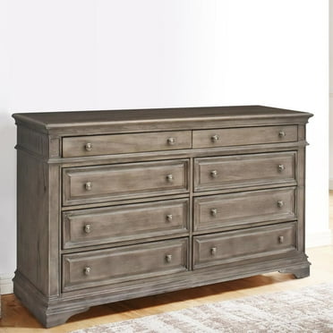 Highland Park Driftwood Gray Wood 8-drawer Dresser