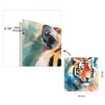 thumbnail image 3 of "Regal Strength II" Tiger Frameless Free Floating Reverse Printed Tempered Art Glass Wall Art, 3 of 9