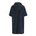 thumbnail image 3 of HBFAGFB Pyjama pour Hommes Confortable à Capuche avec Cordon de Serrage Robe de Spa Décontractée avec Poche Noir Taille Unique, 3 of 4