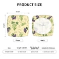 thumbnail image 6 of Lsque Green And Purple Grapes Printed Square Couch Cushion Covers, Floral Sofa Cushion Covers Replacement, Stretch Couch Covers for Couch-16.9in, 6 of 9