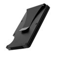 thumbnail image 3 of Xingzhi RFID Shield Metal Card Holder Wallet Business Credit Debit Door Card Organizer Storage Wallet, Black, 3 of 9