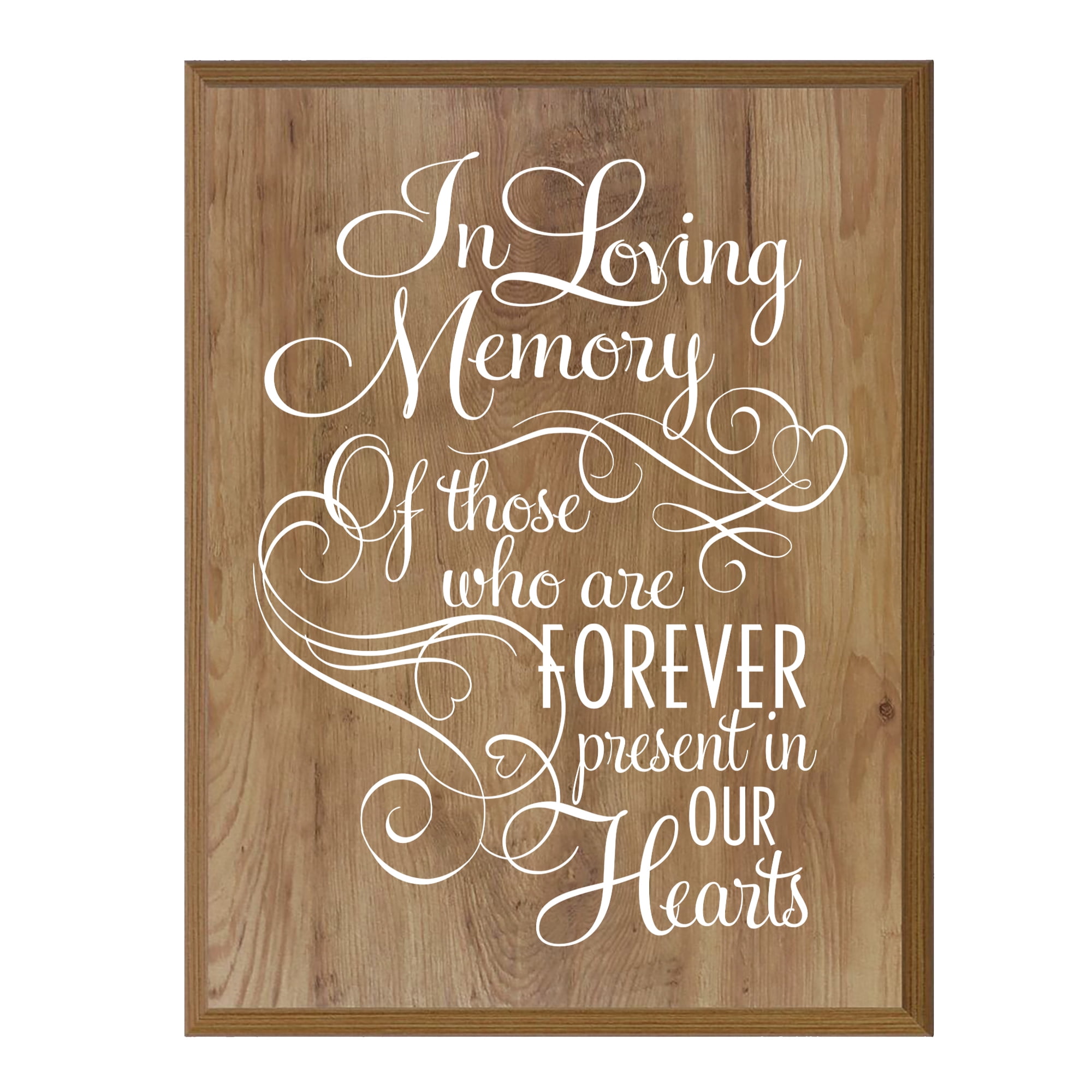 LifeSong Milestones Memorial Sympathy Plaque In Loving Memory