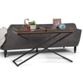 thumbnail image 7 of Simpli Home Damien SOLID AGED ELM WOOD and Metal 50 inch Wide Modern Industrial Console Table in Distressed Natural Elm, 7 of 7