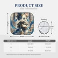 thumbnail image 3 of Gukieu Exotic Blue Cat Print Car Windshield Sun Visor, Foldable Anti-UV Car Sun Visor Suitable for Vans, Trucks Car Accessories-Medium, 3 of 6