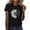 #04 Black, variant on Busydd Womens Summer Tops Fashion Print Cotton T Shirts for Women Casual Round Neck Short Sleeve Graphic Tees Comfy Breathable Going Out Tops 2XL