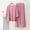 Pink, variant on BaoFuBaoMei Rayon Pajamas for Women 2 Piece Plus Size Crew Neck Short Sleeve Top and Pants Sleepwear Solid Relaxed Fit Comfy Lounge Set