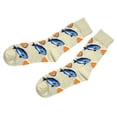 thumbnail image 4 of Calcetines estampados Yinane Medias de Informales Patrones de Calcetería Beige Azul Negro Gris, 4 of 7