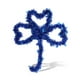 thumbnail image 2 of TINSEL GARANDO Guirnalda de traje de troquel Decoraciones de lámina metálicas Colgando del techo para las bodas de la Navidad Uso al aire libre y interior 2mBlue 8 piezas Sweethay HA012699-05, 2 of 7