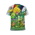thumbnail image 3 of My Singing Monsters Island Unisex Short Sleeve T Shirt Daily Novelty 3D Printed T-Shirts Soft Comfortable Tee Shirt Top For Men And Women, 3 of 7