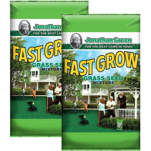 Jonathan Green 10820 Fast Grow Grass Seed Mix 2 bags of 3 Pounds