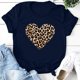 thumbnail image 4 of Fiudx Ofertas Del Día Blusa de Manga Corta con Cuello Redondo y Estampado a La Moda para Mujer, 4 of 6