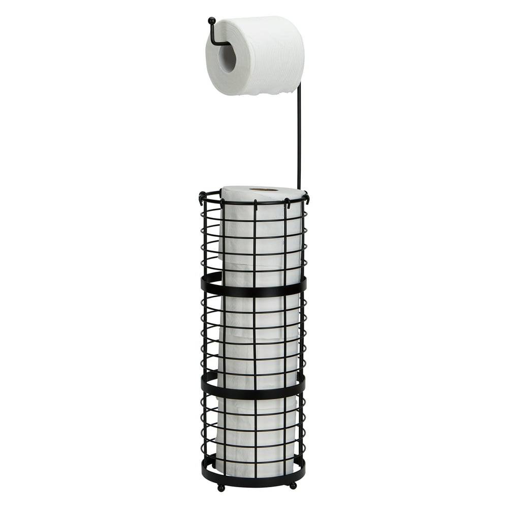 Inspired Living TOILET PAPER HOLDER RESERVE STAND; ( Tower Holds 4
