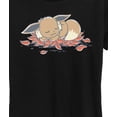 thumbnail image 3 of Pokémon - Sleeping Eevee -  Women's Short Sleeve Graphic T-Shirt, 3 of 5