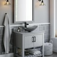 thumbnail image 4 of Novatto GF-136MB Eclipse Single Hole Waterfall Bathroom Faucet, Matte Black, 4 of 5