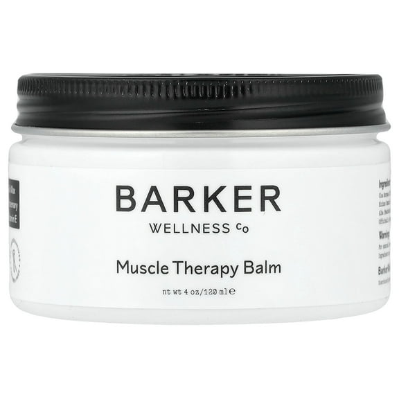 Barker Wellness Co Muscle Therapy Balm, 4 oz (120 ml)
