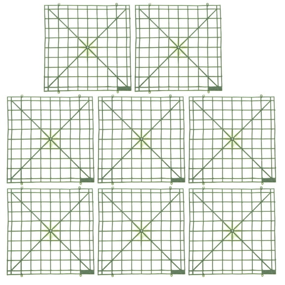 LAMIRO 8Pcs Decorative Flower Grid Panels Wedding Adornment Flower Arrangement Shelves