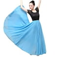 thumbnail image 2 of YM YOUMU Women Chiffon Dance Swing Skirt Elastic Waist Ballroom Dancewear, 2 of 3