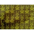 thumbnail image 4 of oneOone Tissu Popeline de Coton Imprimé Bloc de Lapin 56 Pouces de Large, 4 of 4