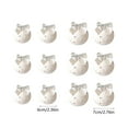 thumbnail image 3 of Kbndieu 12pcs Christmas Balls with Silver Bow Christmas Tree Decorations Ornamnets Xmas Shatterproof Foam Hanging Balls for Xmas Tree Holiday Wedding Party, 3 of 6