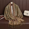 thumbnail image 1 of Luxury Brand Autumn Cashmere Pashmina Shawl Lady Wrap Warm Winter Scarves Design Print Female Foulard Cotton Stoles Scarf 2023, 1 of 5