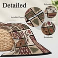 thumbnail image 3 of Country Patch Plaid Throw Pillow Covers, Brown Farmhouse Retro Bear Deer Cabin Soft Breathable Pillow Cases with Invisible Zipper for Sleeping, Small Pillowcases for Couch Bed Sofa Chair 16x24 Inches, 3 of 9