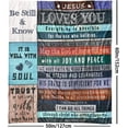 thumbnail image 4 of Get Well Blanket Healing Breast Cancer Survivor Gifts for Women Grief Scripture Inspirational Gifts 60"X 50", 4 of 6
