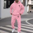 thumbnail image 5 of MEZZALL Men's Outfits Tracksuits Sweatsuit Comfortable Long Sleeve Hoodie Pants Sets Casual Relaxed Fit For Autumn Winter Clothes Sets Outfit Sets Birthday Clothing, 5 of 9