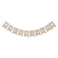 thumbnail image 1 of 1 Set He Is Risen Sign Banner in Light Brown and White for Easter and Celebration Activities, 1 of 8