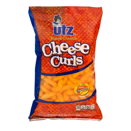 Utz Baked Cheese Curls Cheddar, 8.5 OZ - Walmart.com