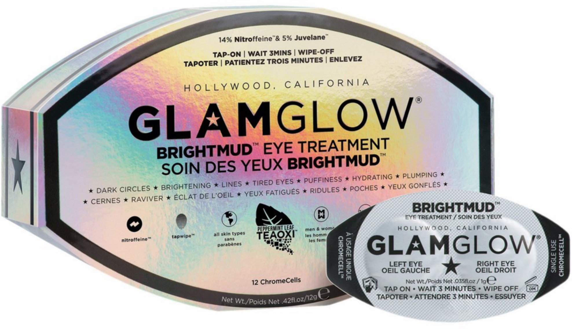 Glamglow Bright Mud Eye Treatment, 12 Ct