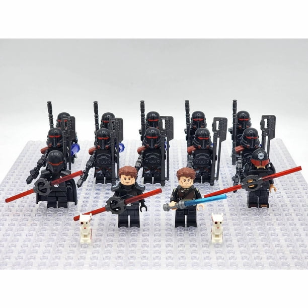 ColorBlox Pack de 14 Figuras de Construcción de la Fuerza de Paz Interstellar – Muñecos de Acción Miniatura de 4.5 cm, Regalos Navideños y Recompensas Escolares para Fans de Superhéroes