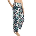 thumbnail image 2 of Xecao Cute Poodle Dog Women's Straight Lounge Pajama Pants: The Epitome of Relaxed Sleepwear, 2 of 9