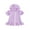Purple, variant on Bagilaanoe Little Girl Swim Cover Up Toddler Casual Loose Short Sleeve Ruffled Zipper Hooded Swimsuit 1T 2T 3T 4T 5T 6T 7T 8T Kids Bathing Suit