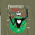 thumbnail image 3 of The Nightmare Before Christmas - Frightfully Festive Wreath - Toddler And Youth Short Sleeve Graphic T-Shirt, 3 of 5