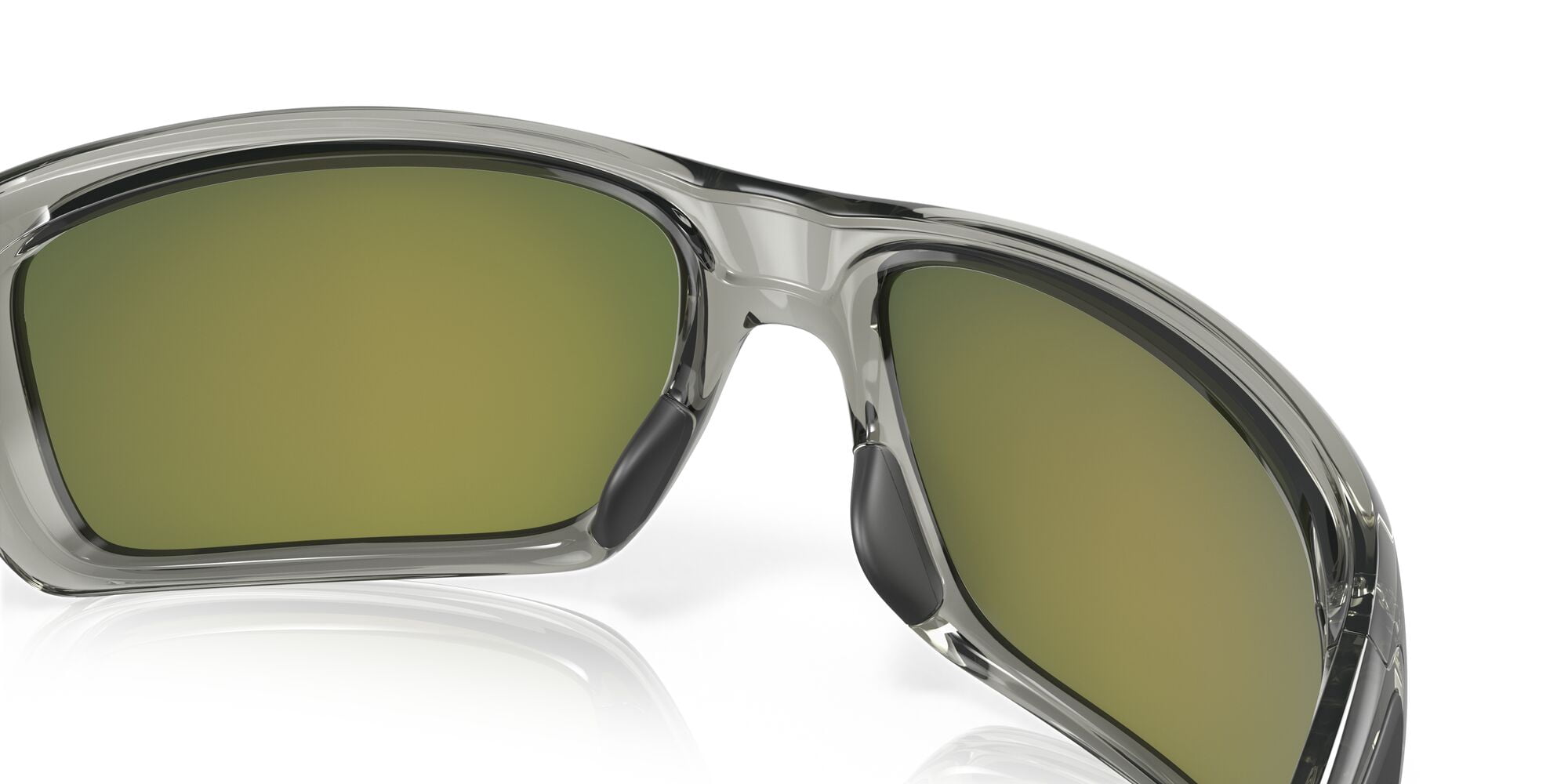 Oakley Turbine Sunglasses, Square Polarized Eyeglasses with Prizm Lenses, Size 63, Grey Ink/Prizm Ruby Polarized