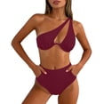 thumbnail image 2 of Traje de baño de 2 piezas para mujer, trajes de baño para mujer, trajes de baño de mujer con cuello en V, trajes de baño para mujer, 2 of 8
