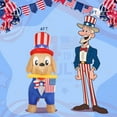 thumbnail image 4 of InfleasJoiy 4FT Independence Day Dog Inflatable Decoration, Outdoor Festival Inflatable Decoration with LED Lights, Outdoor Inflatable Decoration for Yard, Garden, Patio, 4 of 6