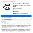 thumbnail image 2 of Front Control Arm and Ball Joint Kit - Compatible with 2002 - 2005 Hyundai XG350 2003 2004, 2 of 2