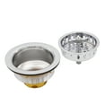 thumbnail image 3 of Westbrass R213-26 Wing Nut Style Kitchen Sink Drain Strainer, Polished Chrome, 3 of 8