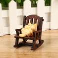 thumbnail image 4 of Exquisite Wooden Cat Sculpture Memorial Tabletop Ornament Animal Statue for Home Desk, 4 of 6