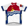 thumbnail image 1 of Kiribati Flag Short Sleeve Cycling Jersey  for Women - Size M, 1 of 3