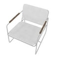 thumbnail image 4 of Whythe PU Leather Low Accent Chair 2.0 in Corten, 4 of 7