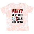 thumbnail image 3 of Inktastic Party at My Crib 2 A.m. Bring Bottle Baby Humor Boys or Girls Toddler T-Shirt, 3 of 5