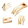 thumbnail image 3 of Pinzas para el pelo HUOGUO, cierre metálico de doble agarre, 24 piezas, KC Gold, 3 of 5