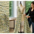 thumbnail image 5 of Soimoi Cotton Poplin Fabric Leaves & Peony Floral Printed Fabric 1 Yard 56 Inch Wide, 5 of 7