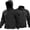 Black, variant on Men Tactical Fleece Lined Softshell Hooded Jacket Waterproof Windproof Coat Military Outdoor Hiking Fall Winter Jackets Black M